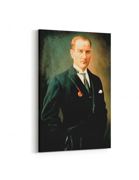 Atatürk Portresi Kanvas Tablo Kanvas Tablo