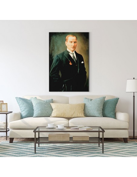 Atatürk Portresi Kanvas Tablo Kanvas Tablo