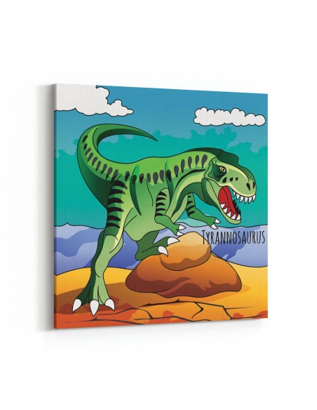 Dinozor - Tyrannosaurus Kanvas Tablo
