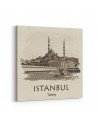 İstanbul - Galata Köprüsü Kanvas Tablo