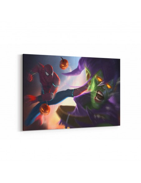 Spiderman ve Goblin Kanvas Tablo