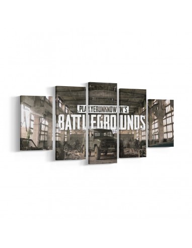 Playerunknowns Battlegrounds Parçalı Kanvas Tablo