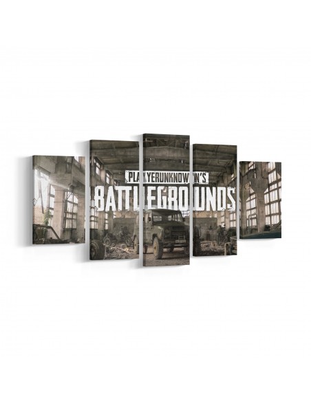 Playerunknowns Battlegrounds Parçalı Kanvas Tablo